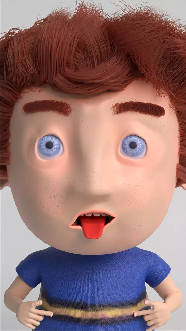 卡通角色設計和建模及動畫