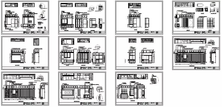 CAD - 立面施工圖