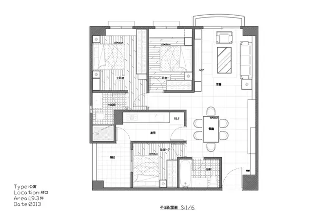 平面圖代繪CAD 2D