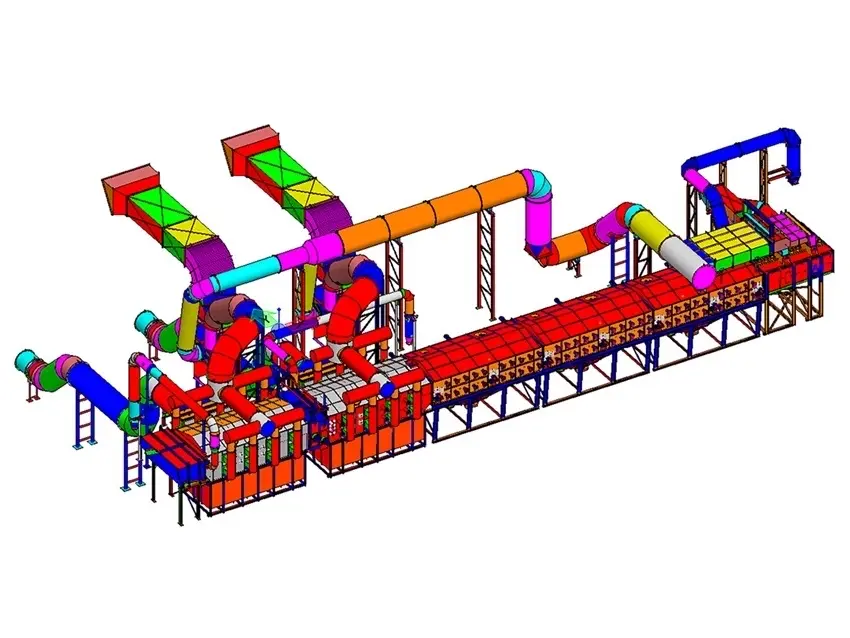 大型機具或大型生產設施3D圖面
