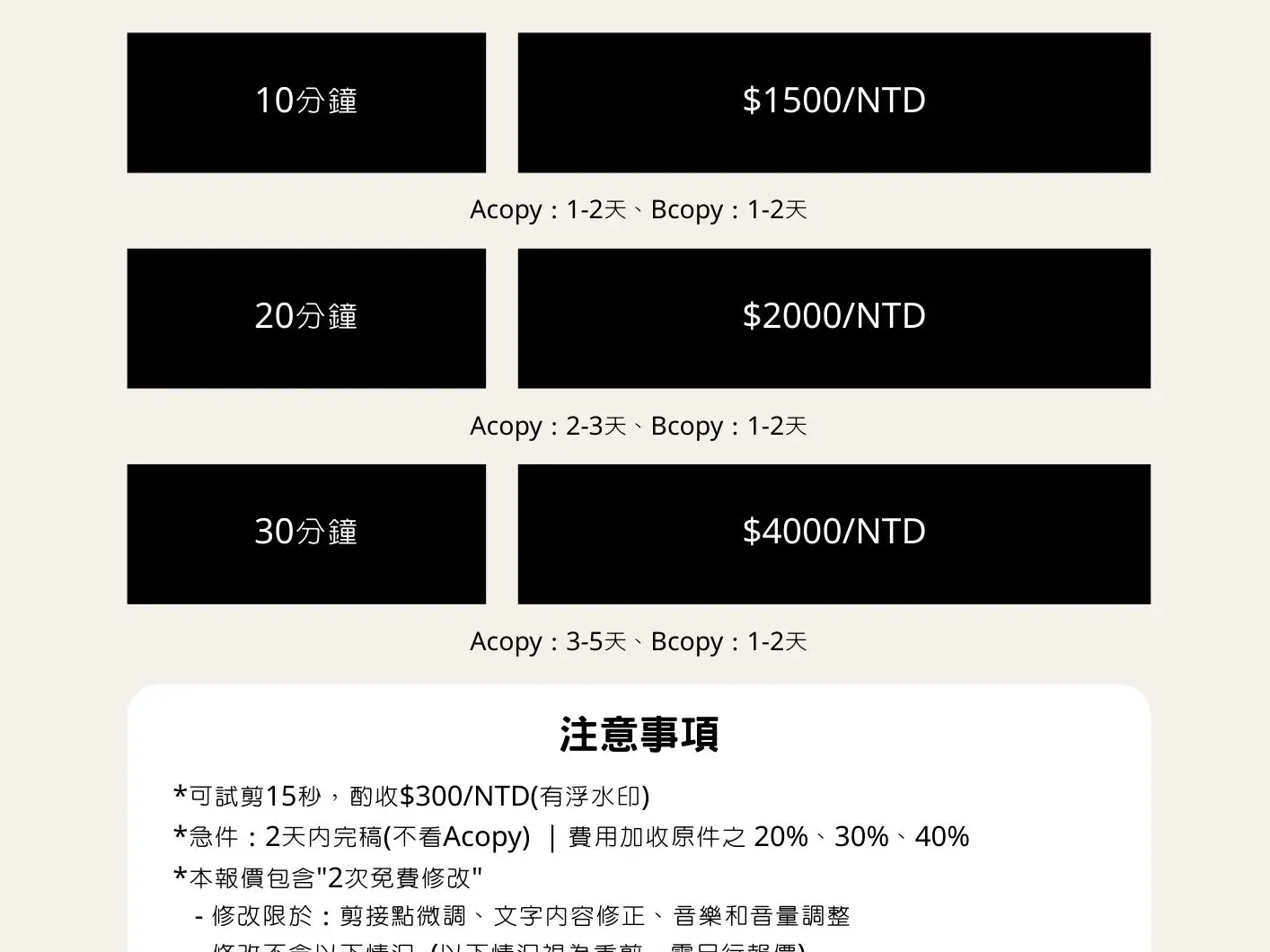 短影音後製剪輯