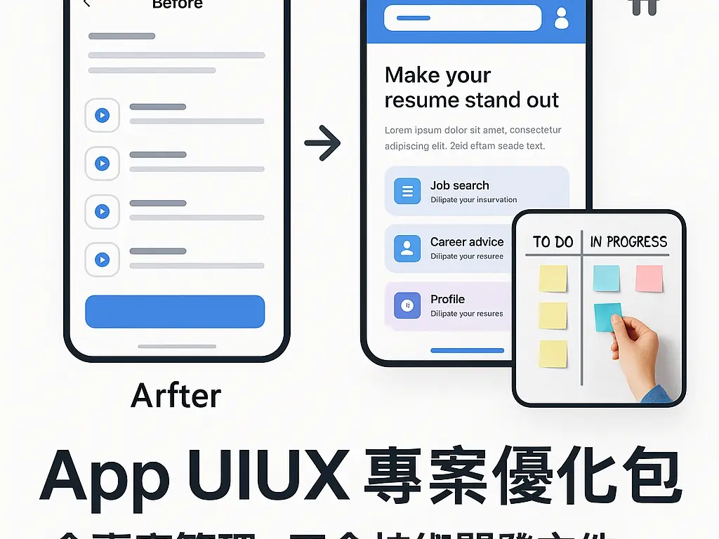 介面優化+專案管理（無技術文件）