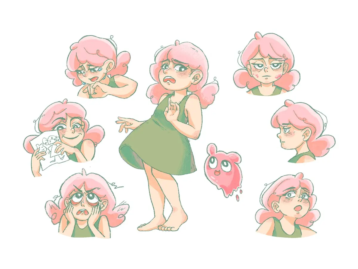 【2D概念美術】基礎角色設計