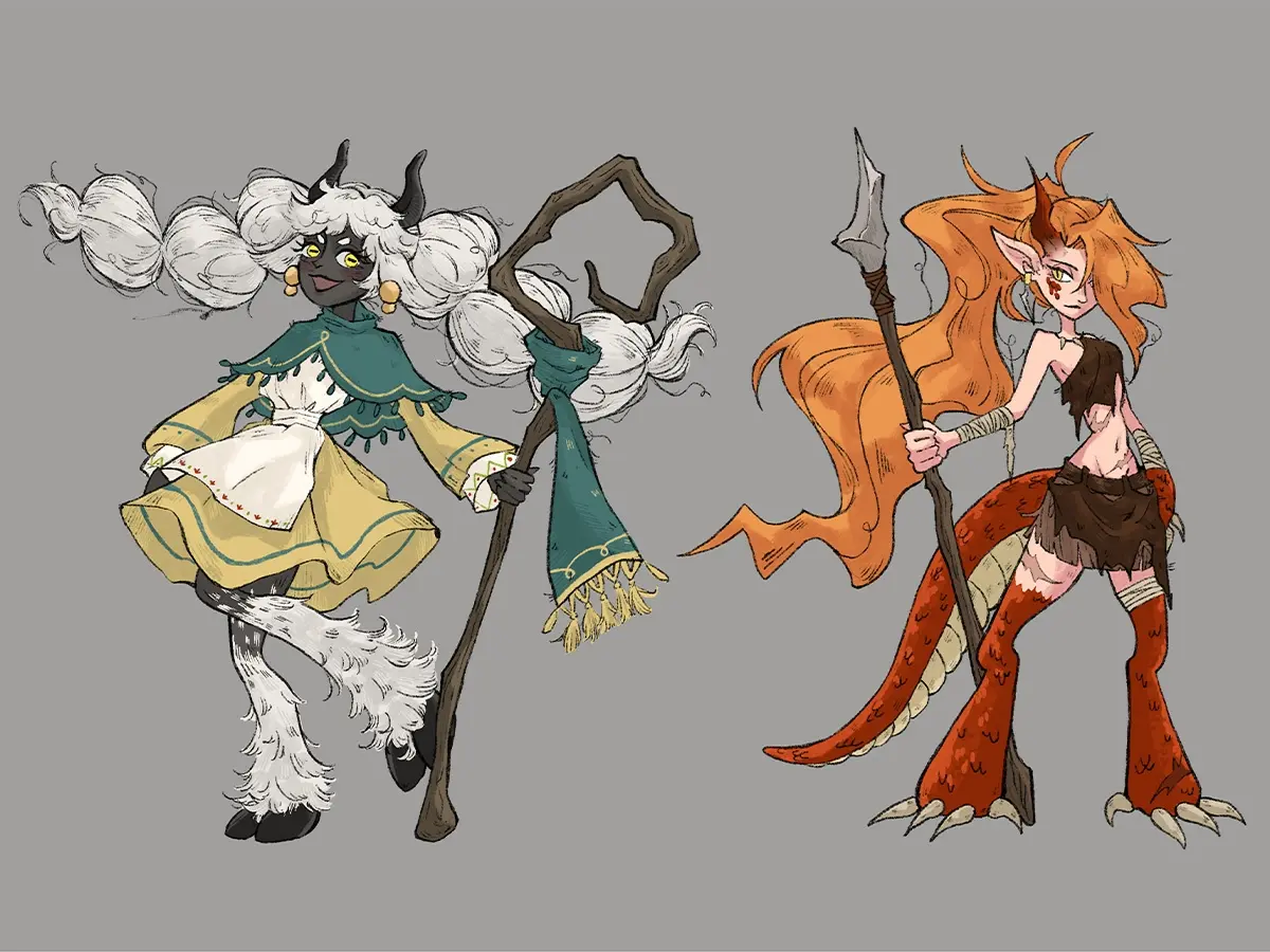 【2D概念美術】角色立繪設計