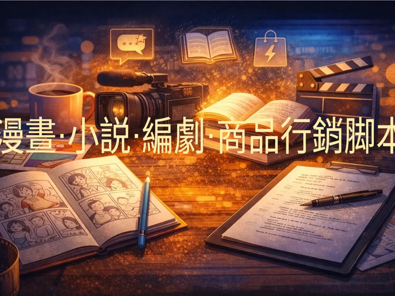 漫畫創作或文字腳本