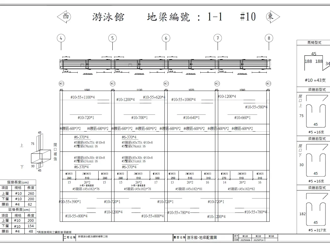 土木建築工程鋼筋檢料