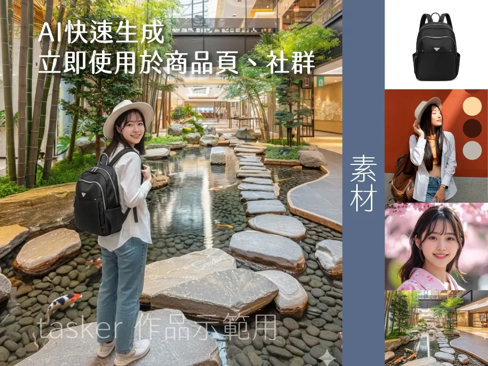 AI商品圖/情境快速生成