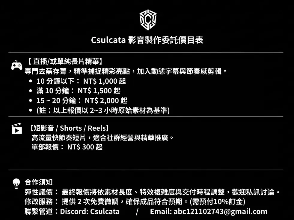 直播精華剪輯服務