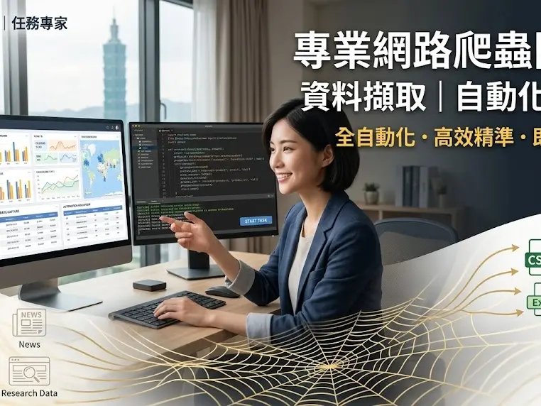 🕷️ 網路爬蟲開發｜資料擷取自動化
