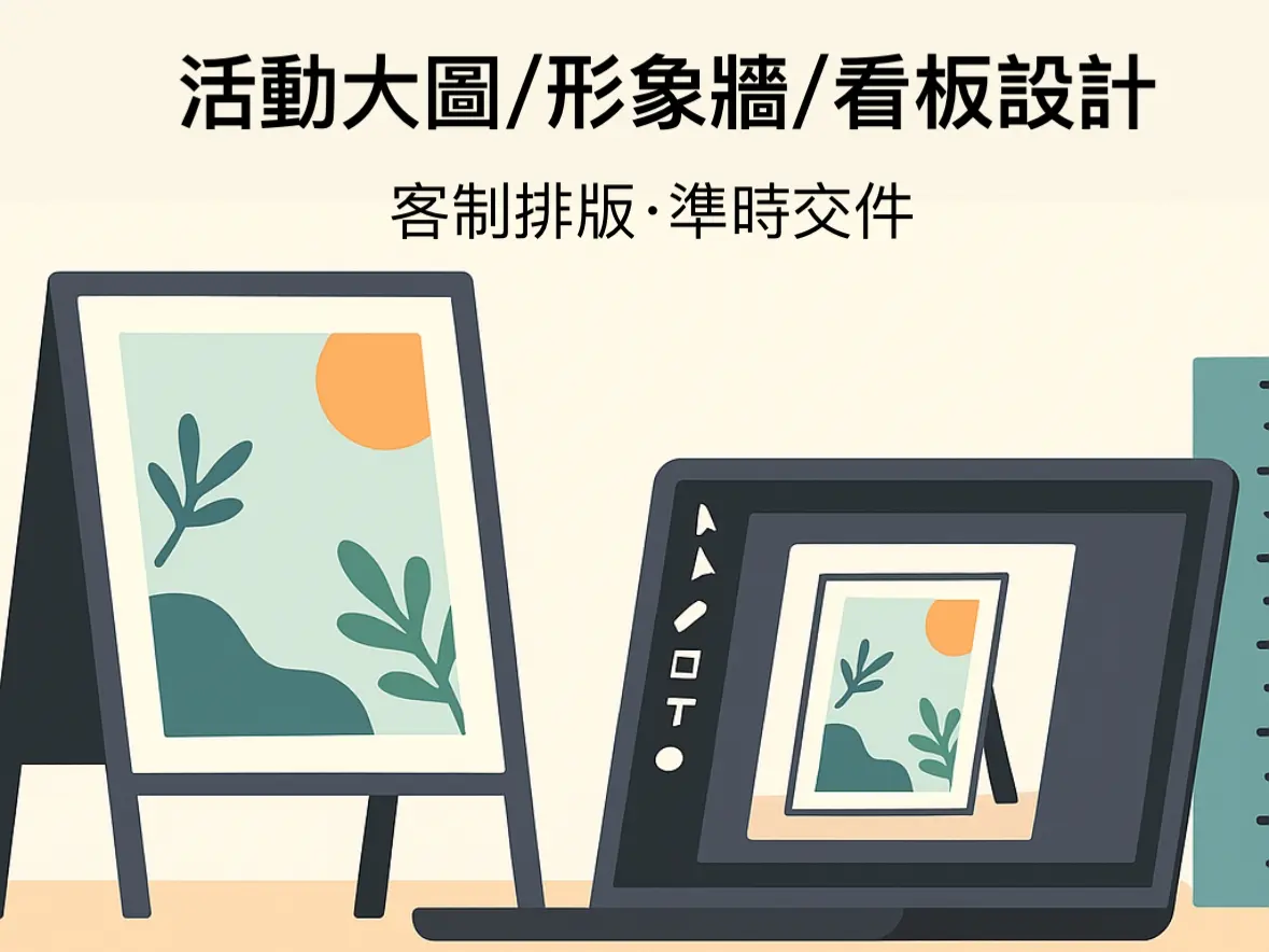 大看板設計（100才以內）可議