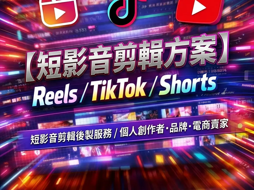 【短影音剪輯方案】客製化剪輯