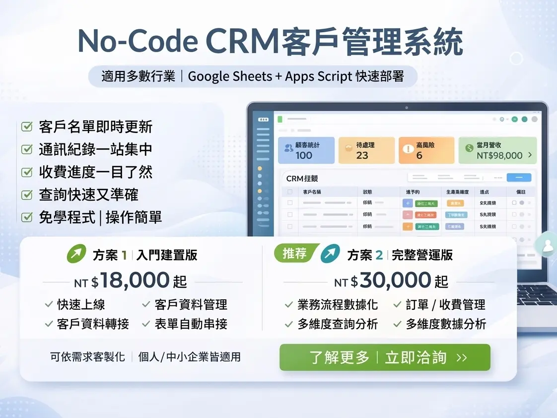 CRM客戶管理系統